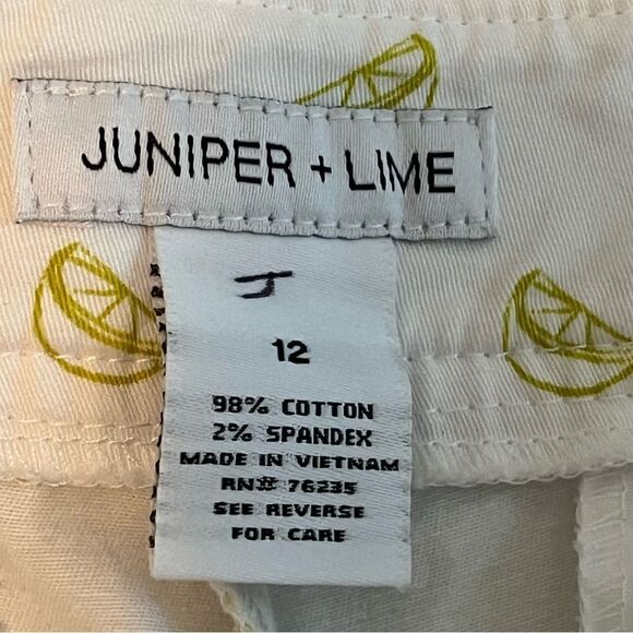 Juniper + Lime Shorts Size 12 Lime Print Chino​ - Picture 6 of 12